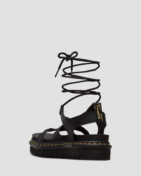 Dr Martens Dámské Sandály Nartilla Hydro Černé, CZ-367018